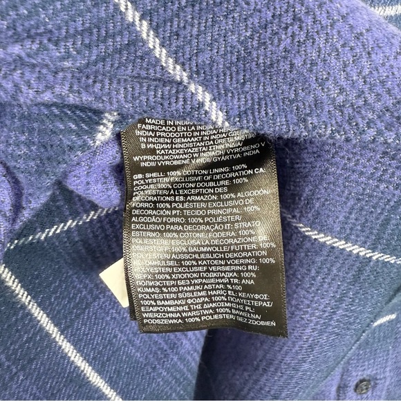 The North Face Navy Checkered Men's Shirt - Picture 6 of 8